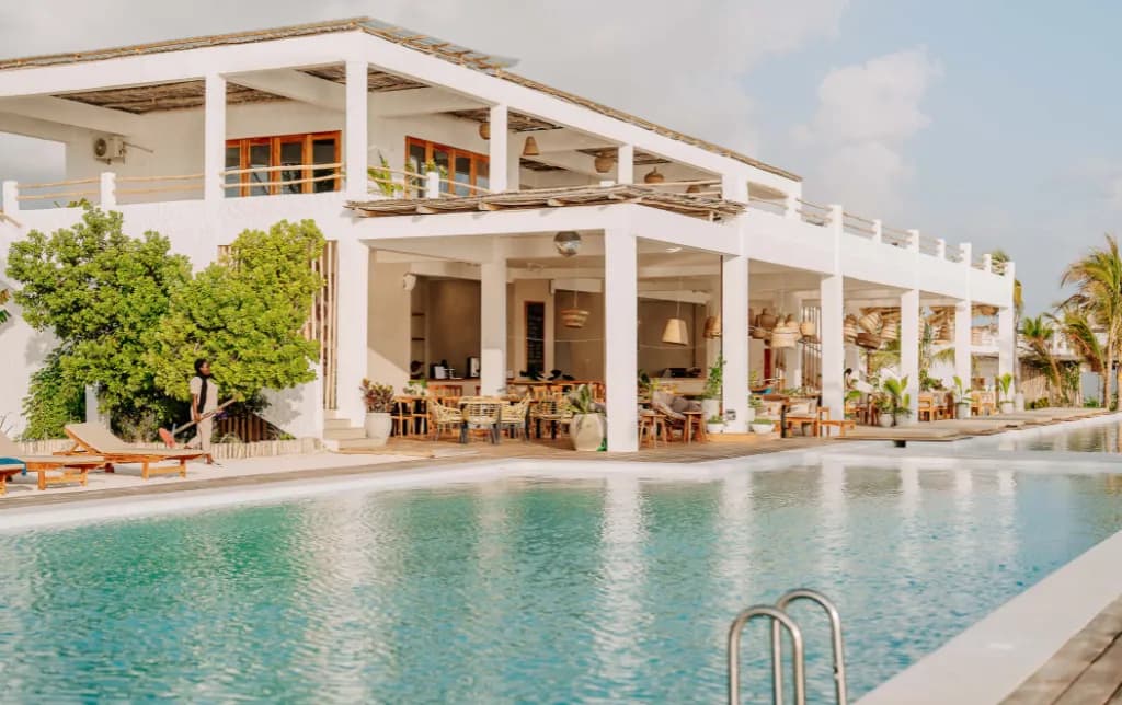 The Beach Hotel Pool Exterior